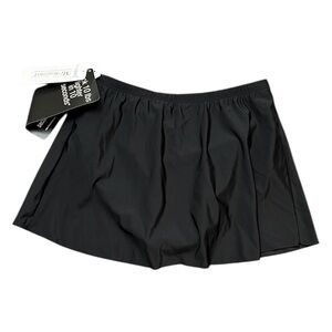 NWT Miraclesuit Black Swim Skirt - 12